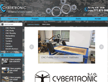 Tablet Screenshot of cybertronic-robotics.com